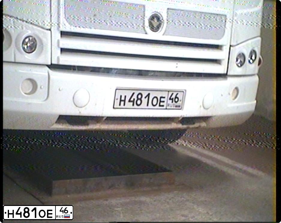 Фото автомобиля PAZ 3203, 2014 — госномер Н481ОЕ46. Цвет: Белый
