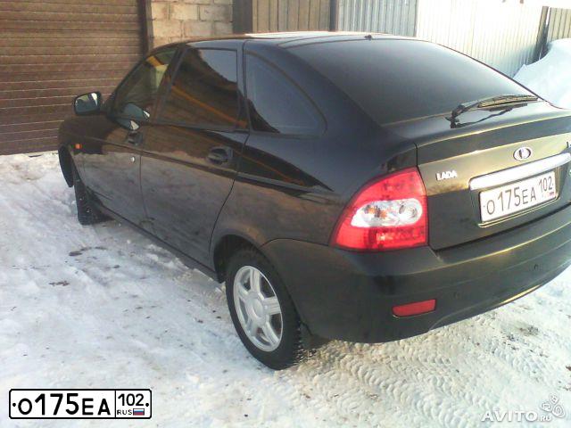 Фото автомобиля LADA 2172 PRIORA, 2010 — госномер М547ТО102. Цвет: СИНЕ-ЧЕРНЫЙ