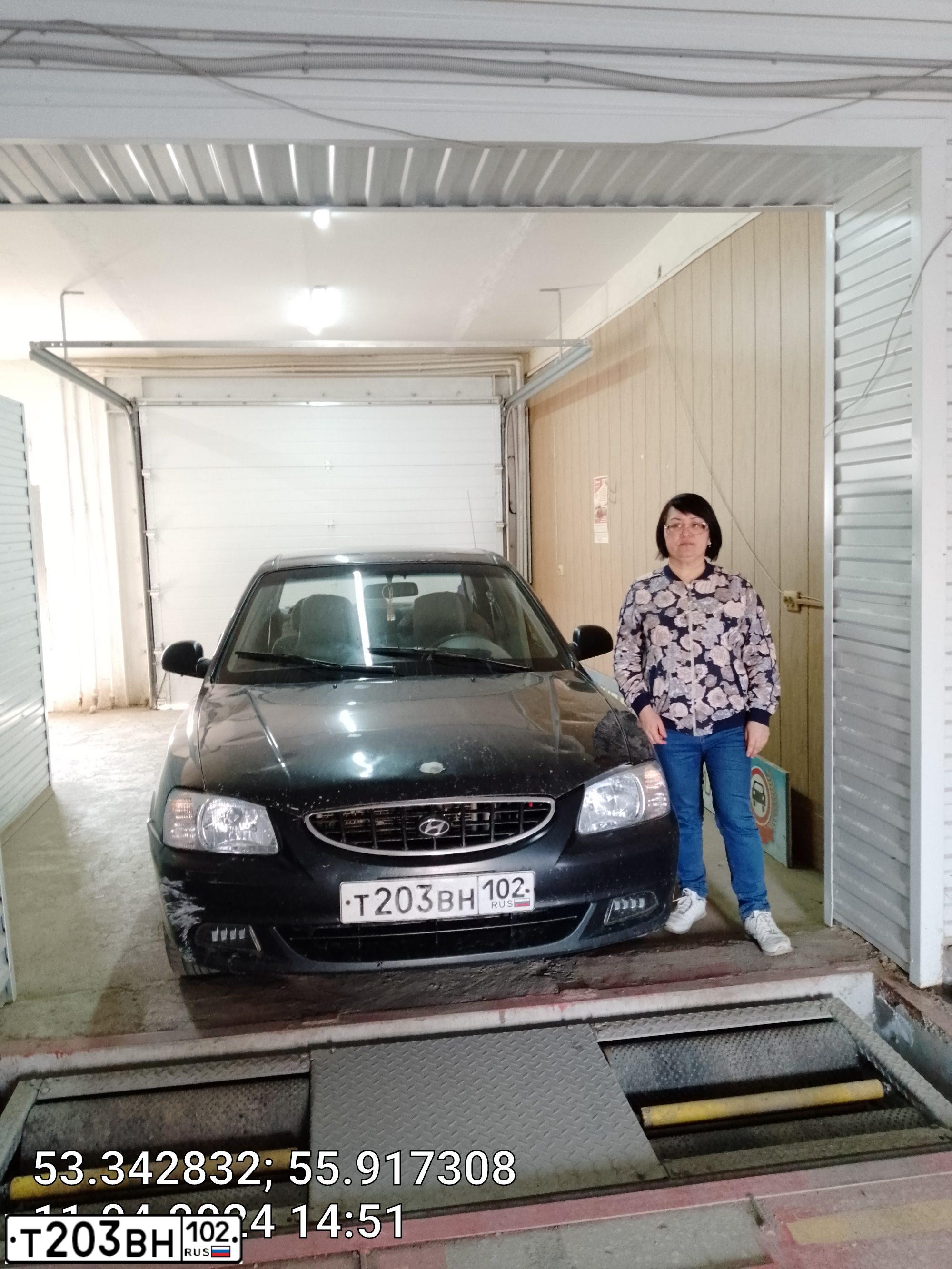Фото автомобиля TAGAZ ACCENT, 2006 — госномер Т203ВН102. Цвет: ЧЕРНЫЙ