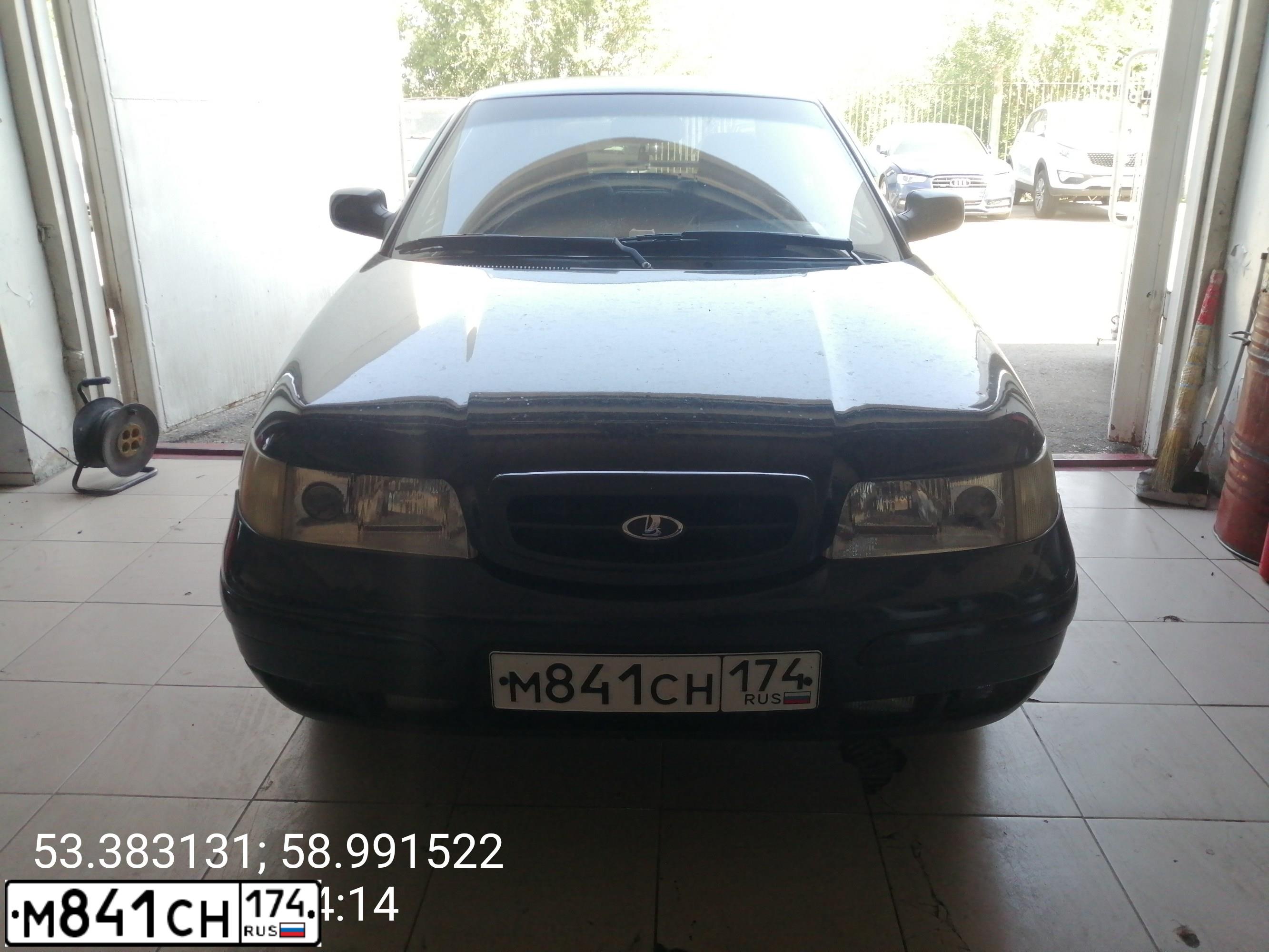 Фото автомобиля LADA 2110, 2006 — госномер М841СН174. Цвет: ЧЕРНЫЙ