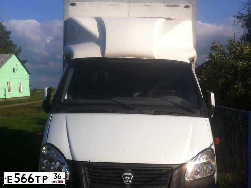Фото автомобиля GAZ 3302 EL, 2006 — госномер Е566ТР36. Цвет: Белый