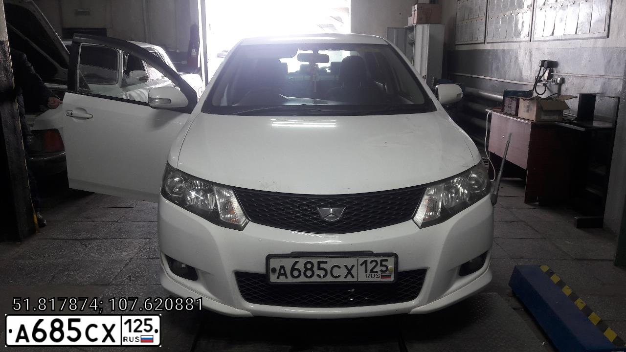 Фото автомобиля TOYOTA ALLION, 2009 — госномер Н835МС03