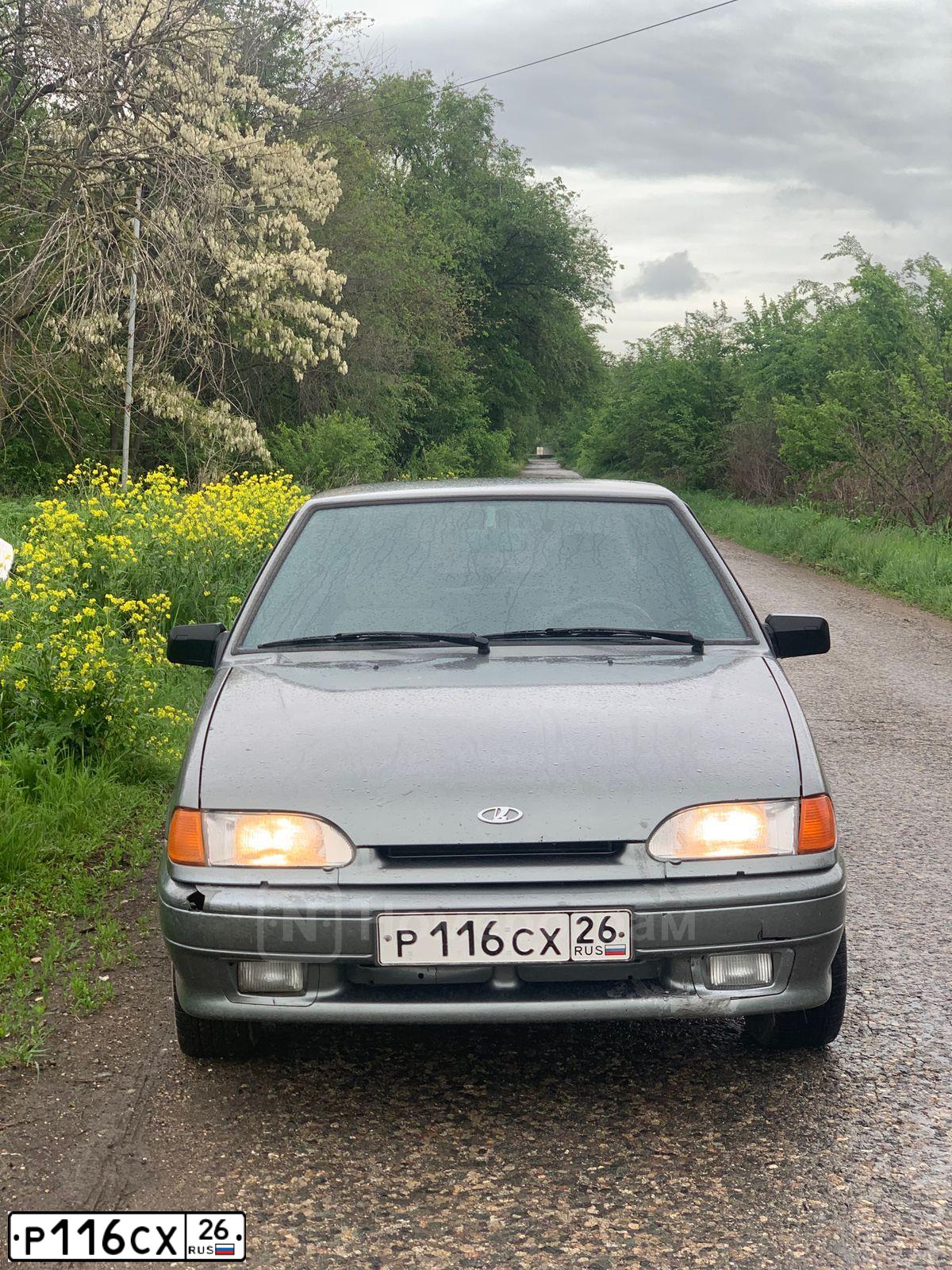 Фото автомобиля LADA 2114 SAMARA, 2007 — госномер Р116СХ26. Цвет: СРЕДНИЙ СЕРО-ЗЕЛЕНЫЙ МЕТ