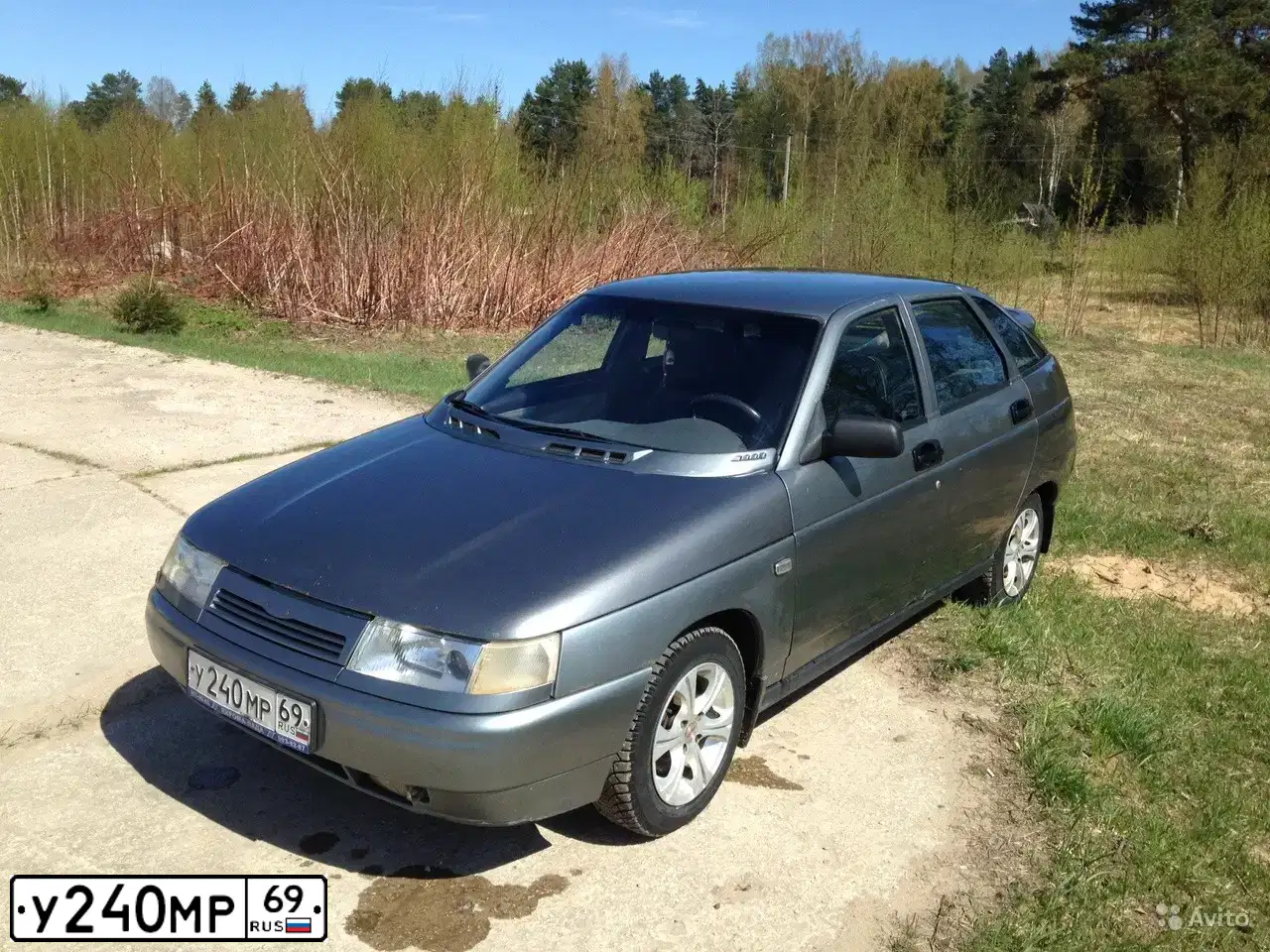 Фото автомобиля LADA 2112, 2008 — госномер У240МР69. Цвет: СРЕДНИЙ СЕРО-ЗЕЛЕНЫЙ МЕТ