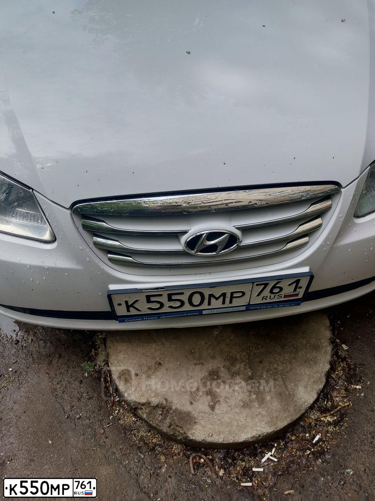 Фото автомобиля LADA 2191 GRANTA, 2017 — госномер К550МР761. Цвет: ЧЕРНЫЙ