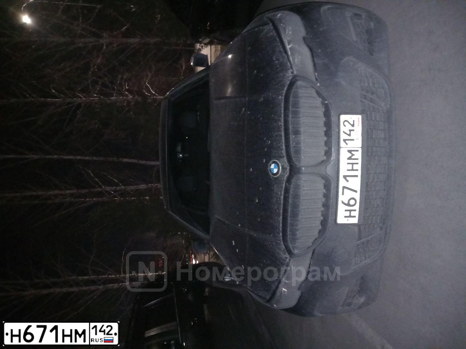 Фото автомобиля BMW SERIE 3, 2019 — госномер Н671НМ142. Цвет: ЧЕРНЫЙ