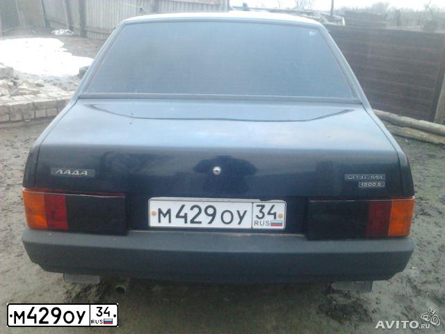 Фото автомобиля LADA 2109 SAMARA, 1997 — госномер М429ОУ34. Цвет: ЧЕРНЫЙ