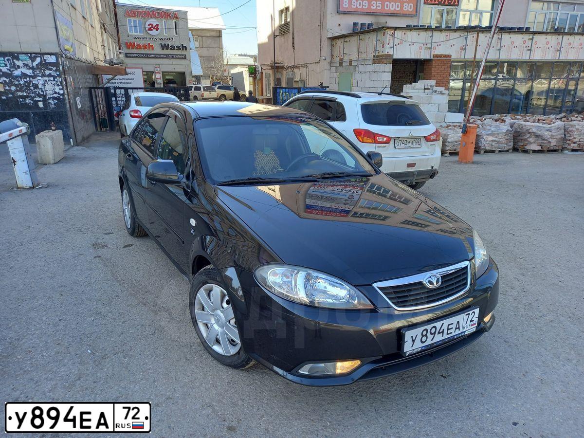 Фото автомобиля DAEWOO GENTRA, 2014 — госномер О997МН196. Цвет: Бледно-Черный