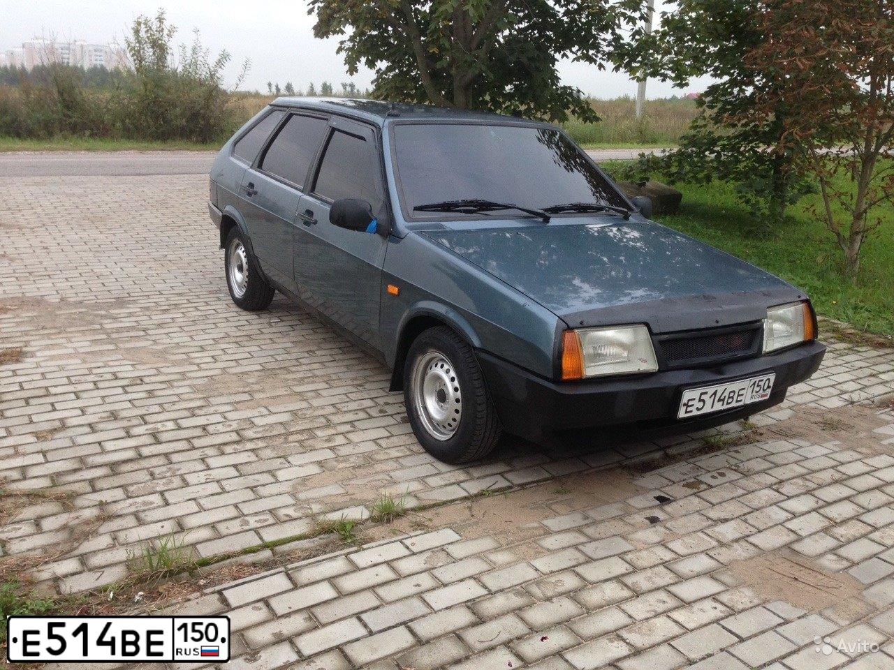 Фото автомобиля LADA 2109 SAMARA, 2001 — госномер Е514ВЕ150. Цвет: Серый