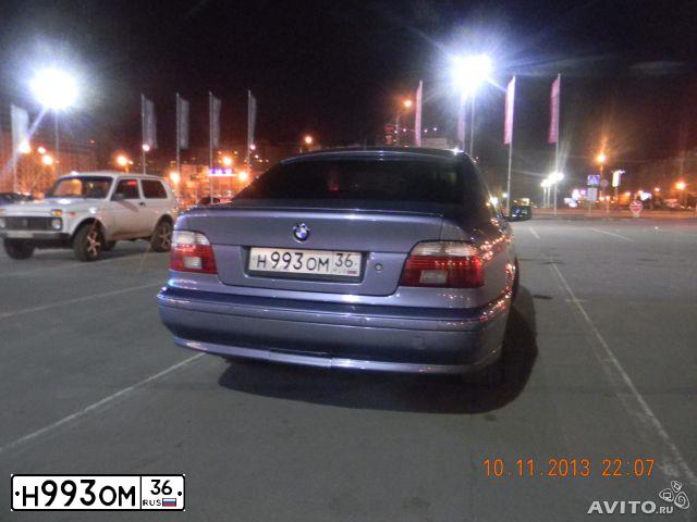 Фото автомобиля BMW SERIE 5, 2001 — госномер Н993ОМ36. Цвет: ЗЕЛЕНЫЙ