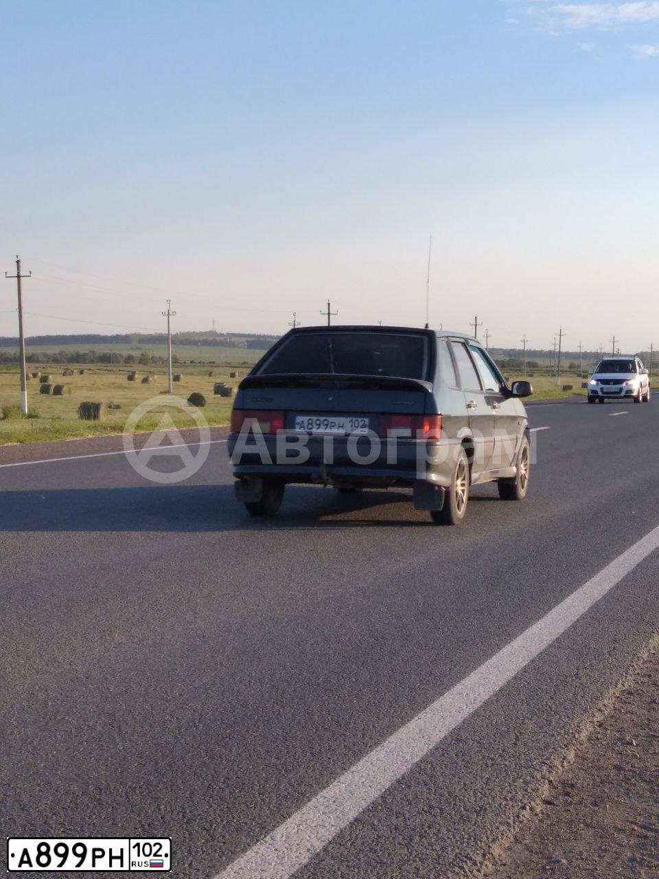 Фото автомобиля LADA 2114 SAMARA, 2007 — госномер А899РН102. Цвет: ТЕМНО-ЗЕЛЕНЫЙ
