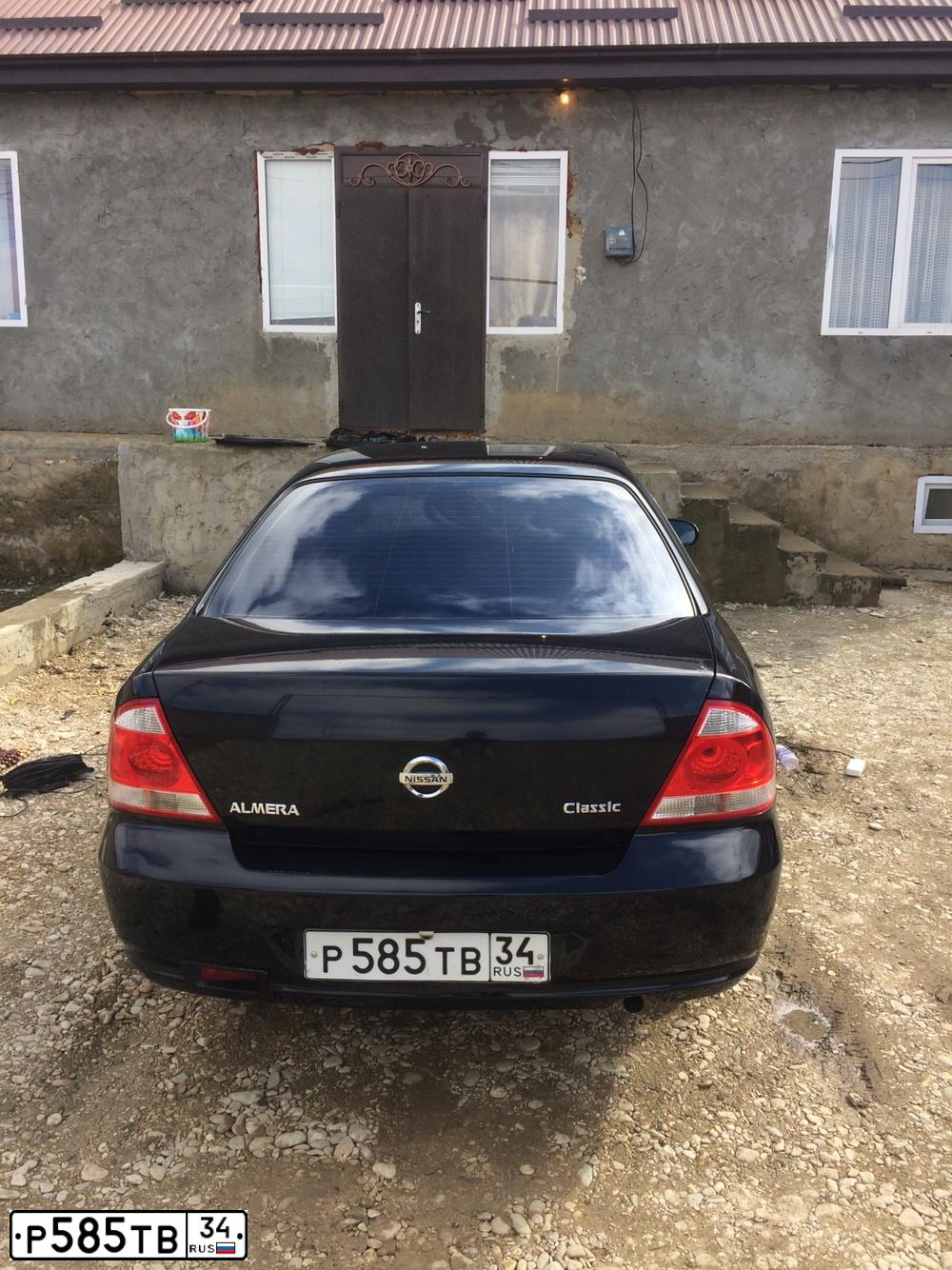 Фото автомобиля NISSAN ALMERA, 2006 — госномер К072НУ126. Цвет: ЧЕРНЫЙ