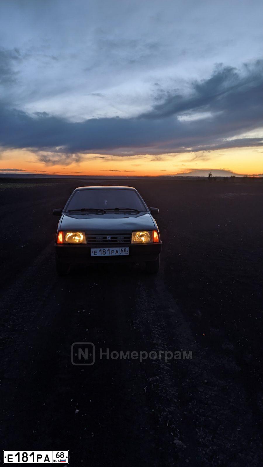 Фото автомобиля LADA 2109 SAMARA, 1998 — госномер Е181РА68. Цвет: ИЗУМРУДНЫЙ