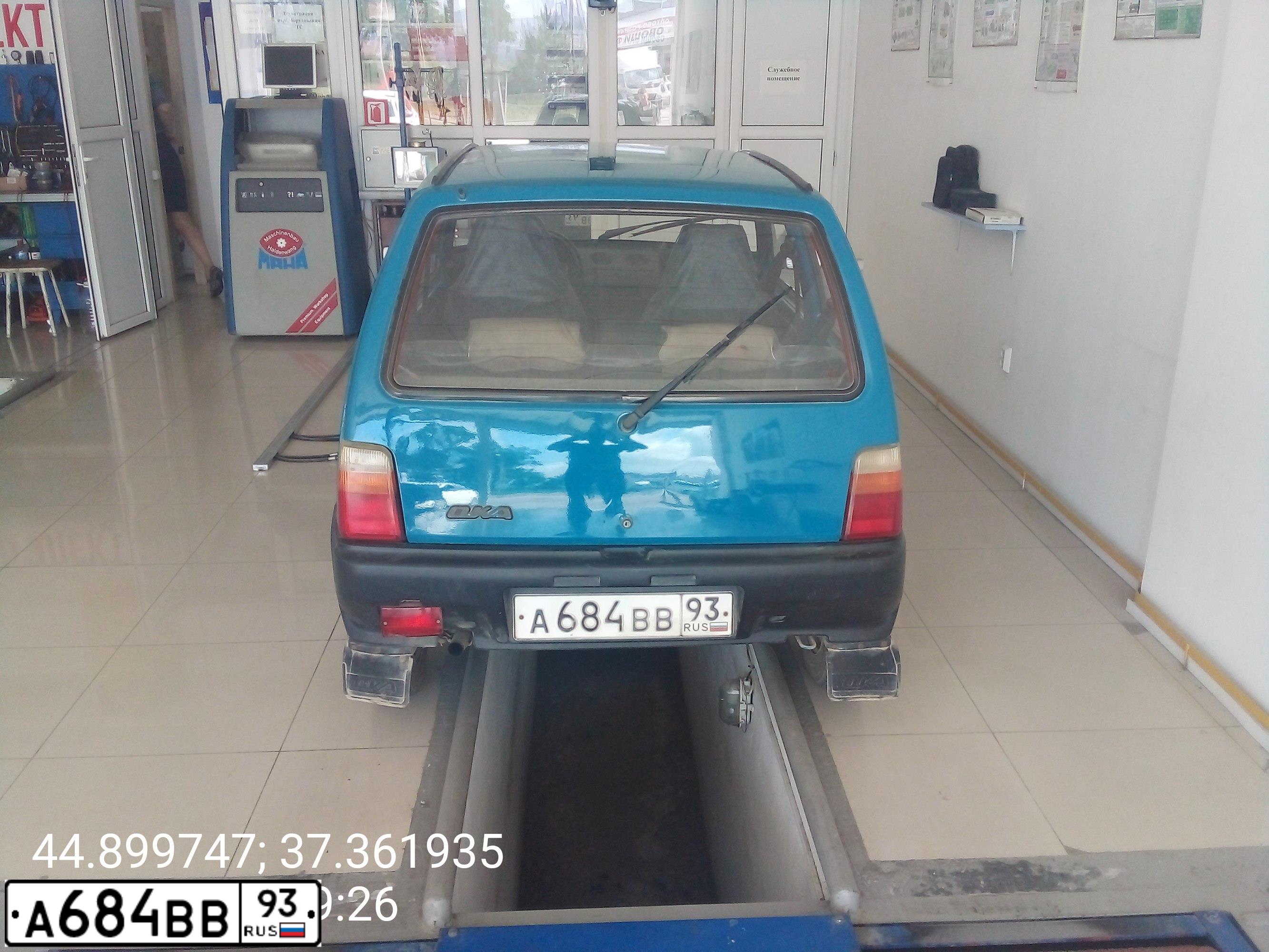 Фото автомобиля SEAZ OKA, 2002 — госномер Е312АТ134. Цвет: СИНИЙ