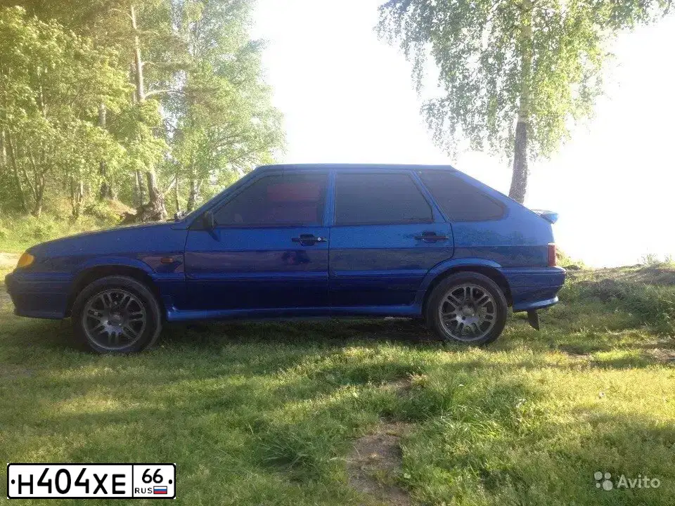 Фото автомобиля LADA 2114 SAMARA, 2007 — госномер Н404ХЕ96. Цвет: СИНИЙ