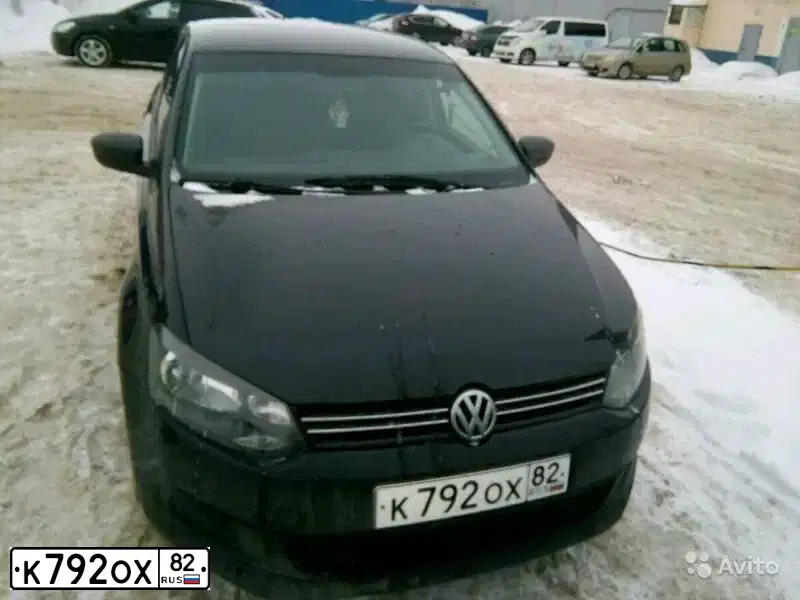 Фото автомобиля VOLKSWAGEN POLO, 2012 — госномер М062МТ73. Цвет: ЧЕРНЫЙ