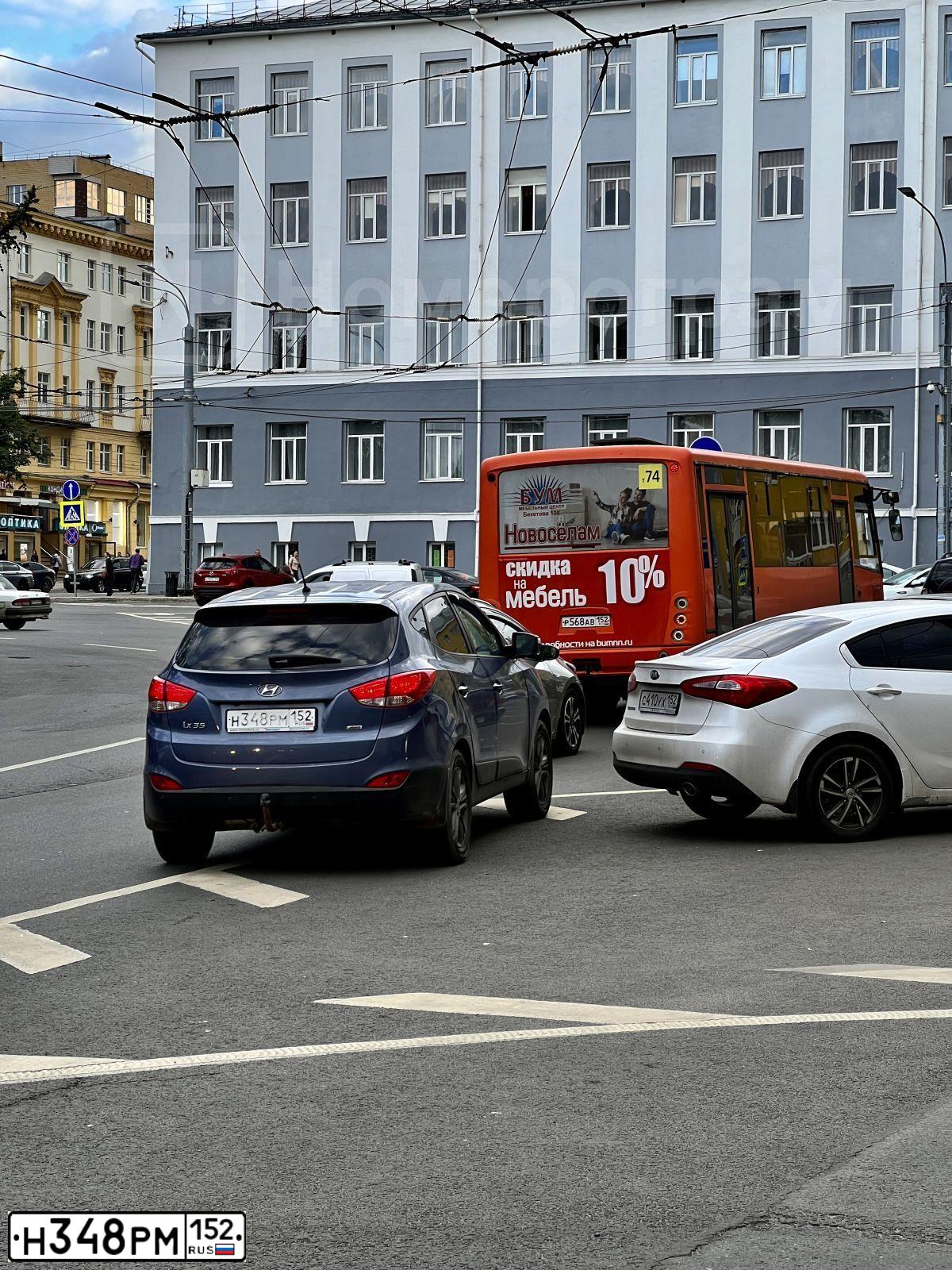 Фото автомобиля HYUNDAI IX35, 2014 — госномер У393ТО152