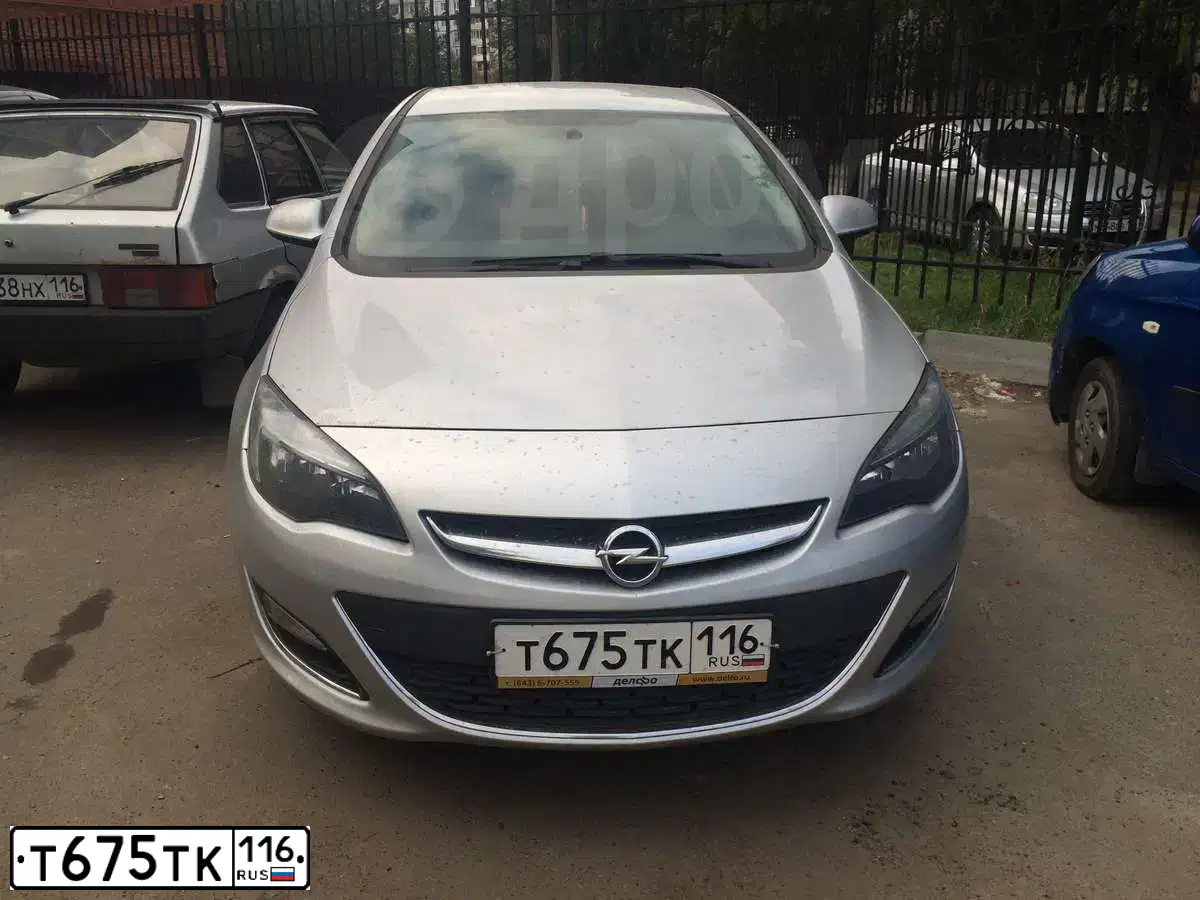 Фото автомобиля OPEL ASTRA, 2013 — госномер У405ВК716. Цвет: СЕРЕБРИСТЫЙ МЕТАЛЛИК