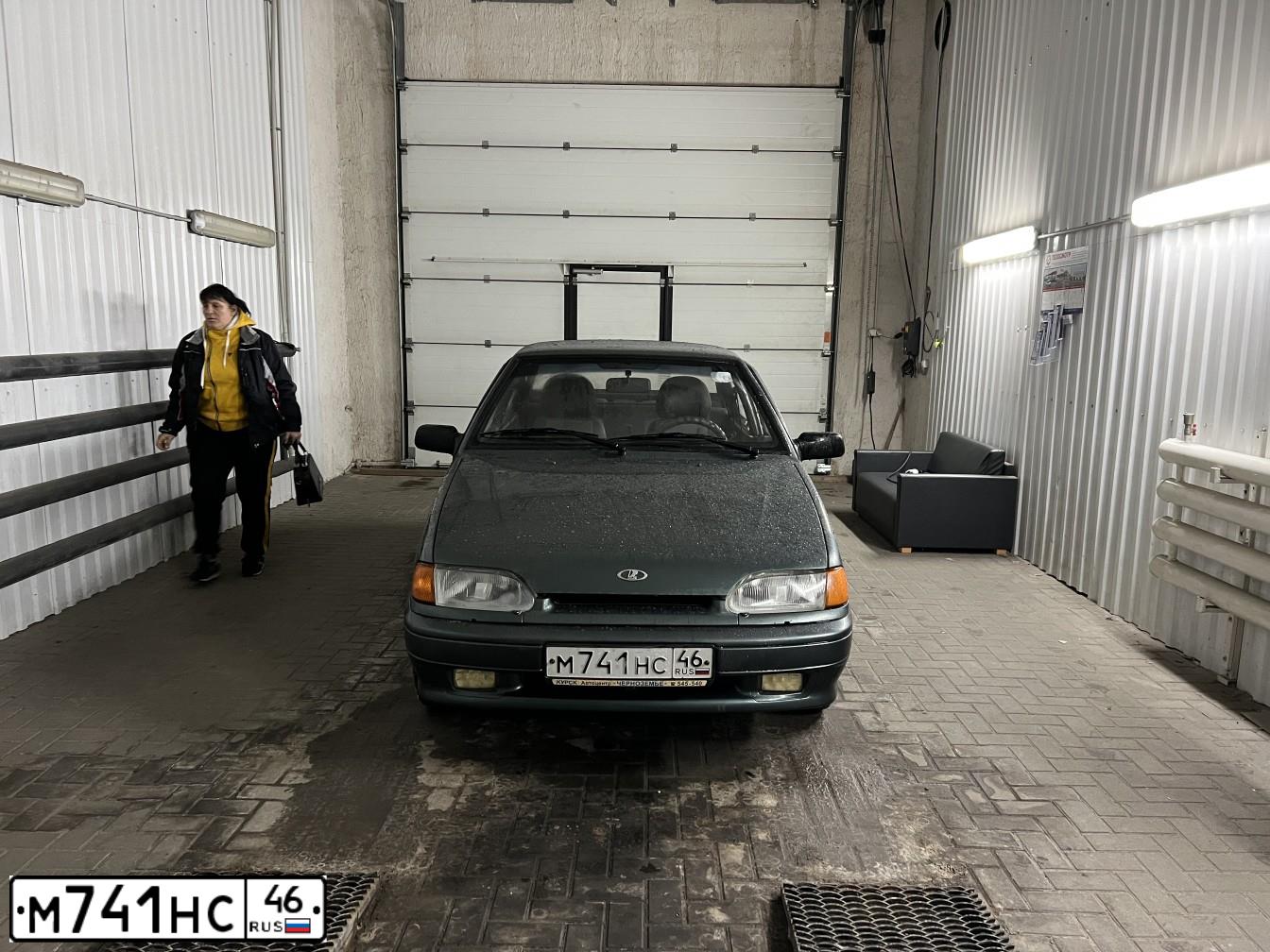 Фото автомобиля LADA 2115 SAMARA, 2007 — госномер М741НС46. Цвет: СЕРО-СИНЕ-ЗЕЛЕНЫЙ