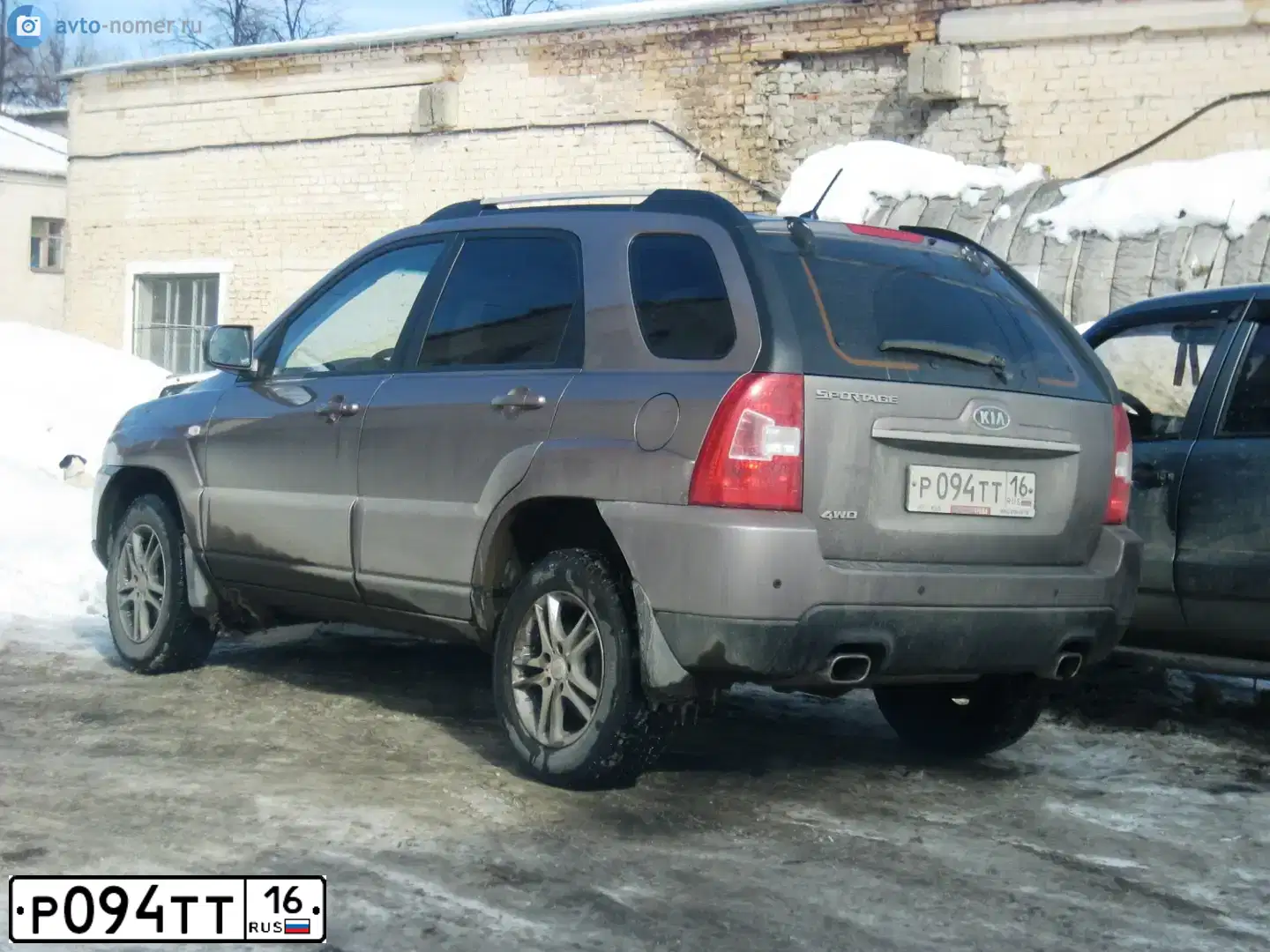Фото автомобиля KIA SPORTAGE, 2009 — госномер Р094ТТ16. Цвет: БЕЖЕВЫЙ