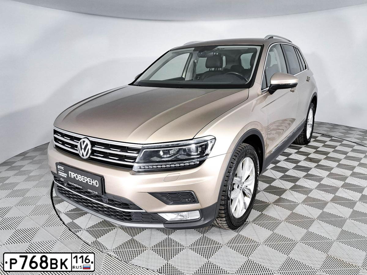 Фото автомобиля VOLKSWAGEN TIGUAN, 2012 — госномер Е122ЕК116. Цвет: ЧЕРНЫЙ