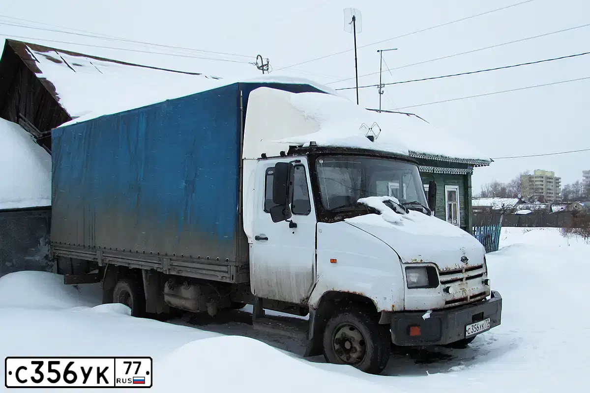 Фото автомобиля ZIL L 3324 BICHOK, 2000 — госномер С356УК77. Цвет: Белый