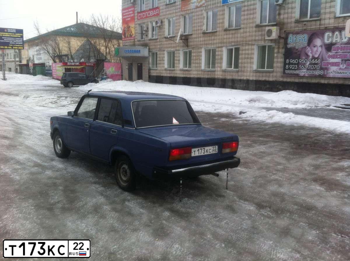 Фото автомобиля LADA 2107, 2003 — госномер С473ХА22. Цвет: синий