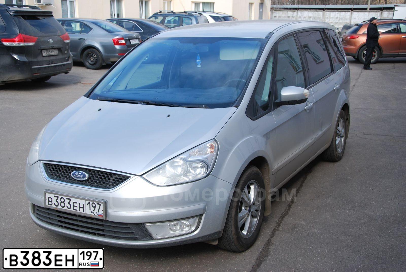 Фото автомобиля FORD GALAXY, 2008 — госномер К598СМ777. Цвет: Серебристый