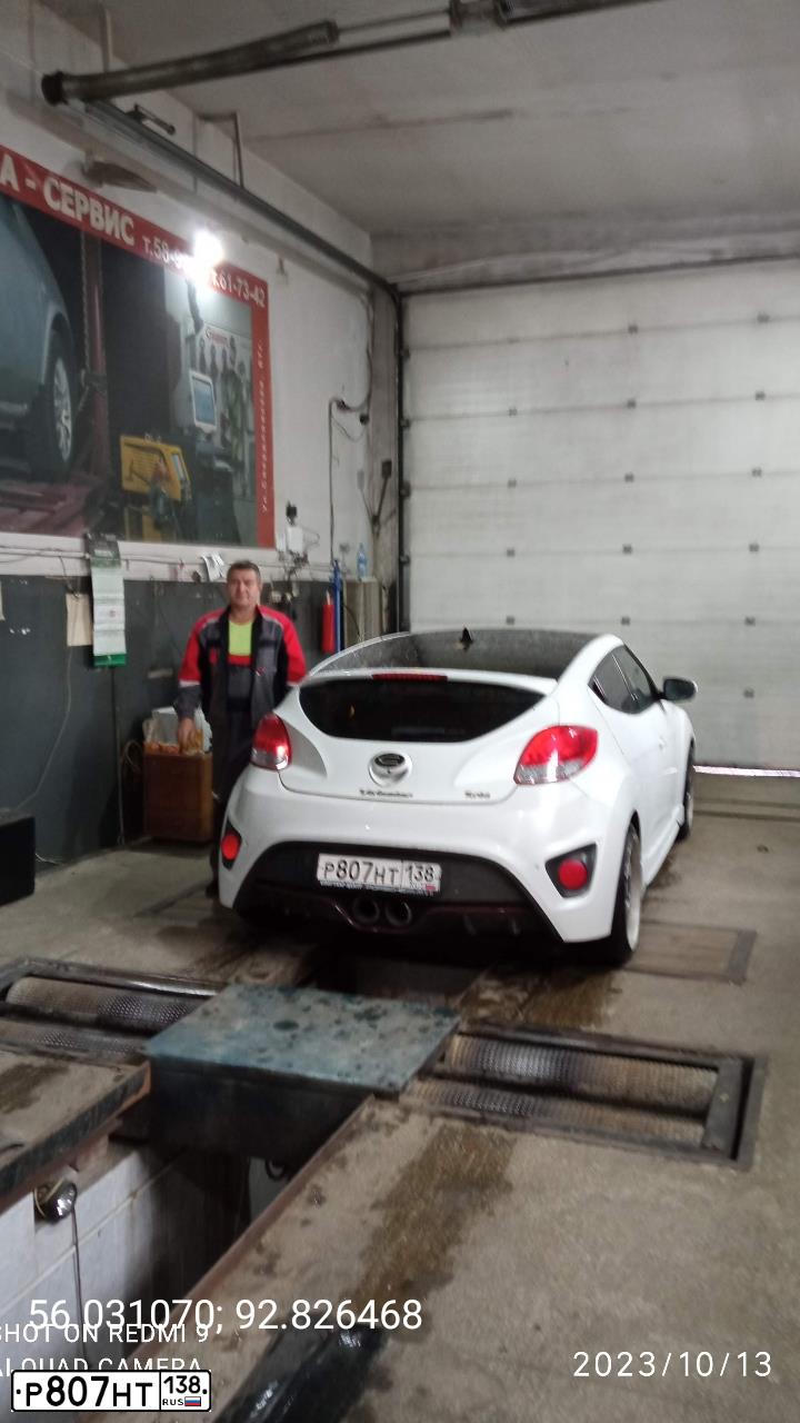 Фото автомобиля HYUNDAI VELOSTER, 2012 — госномер Е718ОА777. Цвет: Белый