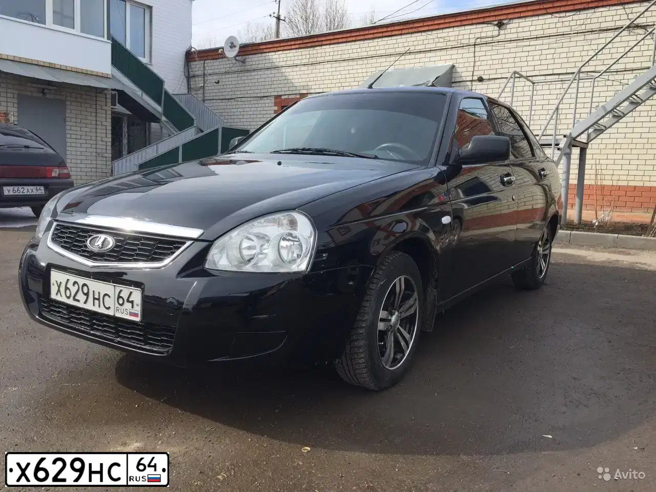 Фото автомобиля LADA 2172 PRIORA, 2011 — госномер К676ОС134. Цвет: СИНЕ-ЧЕРНЫЙ