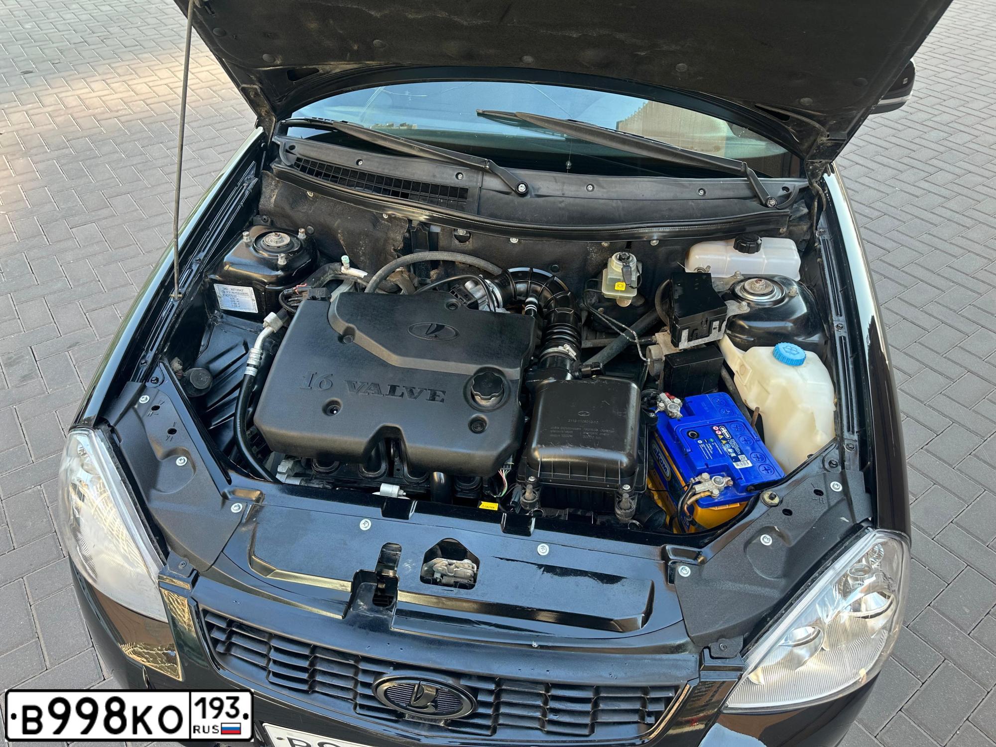 Фото автомобиля LADA 2170 PRIORA, 2012 — госномер В998КО193. Цвет: Сине-Черный