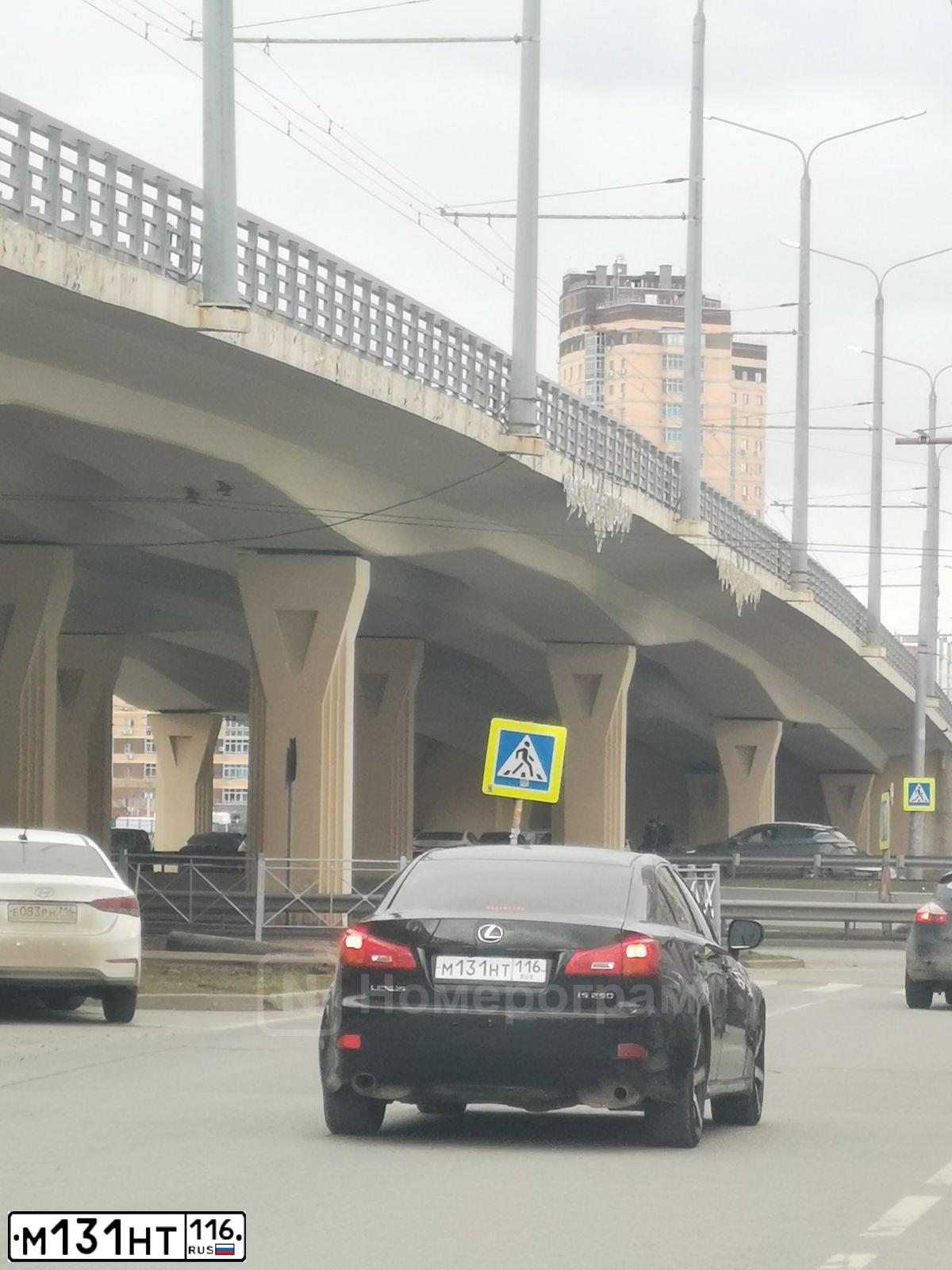 Фото автомобиля LEXUS IS, 2007 — госномер М131НТ116. Цвет: ЧЕРНЫЙ