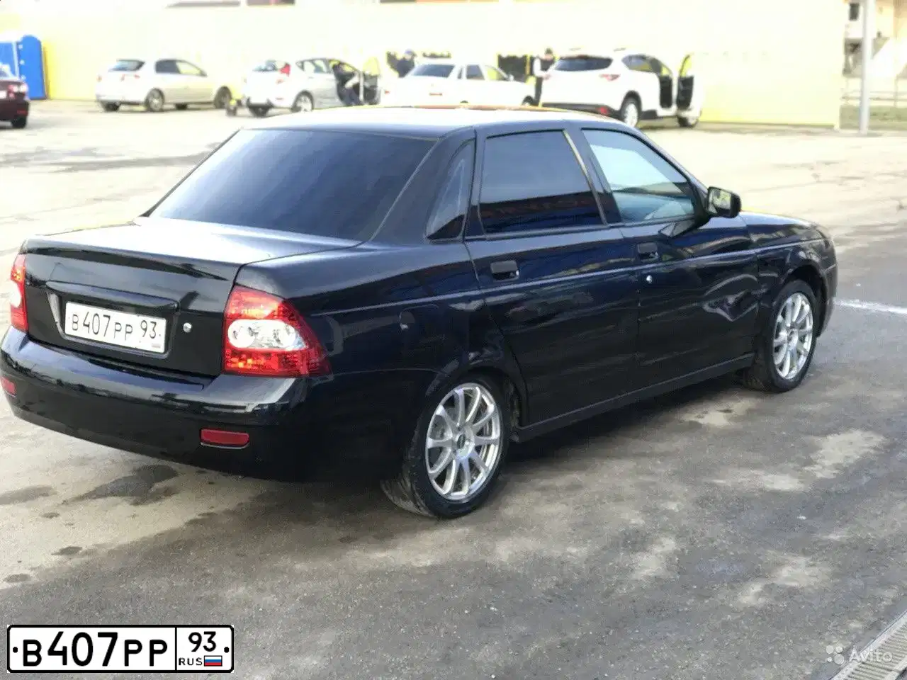 Фото автомобиля LADA 2170 PRIORA, 2009 — госномер В407РР93. Цвет: СИНЕ-ЧЕРНЫЙ