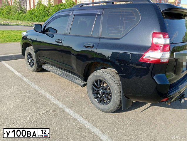 Фото автомобиля TOYOTA LANDCRUISER, 2013 — госномер Х154ВМ17. Цвет: ЧЕРНЫЙ