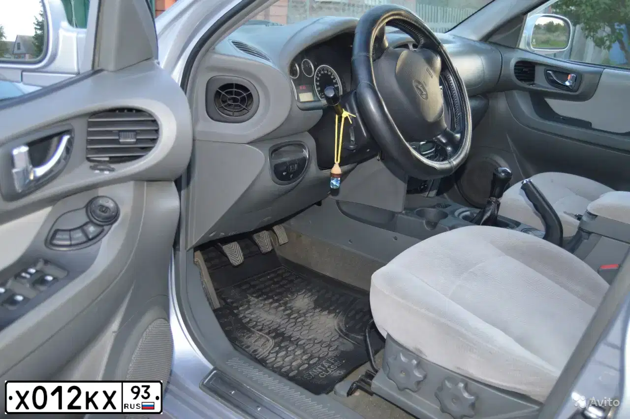 Фото автомобиля TAGAZ SANTA FE CLASSIC, 2007 — госномер У112УВ123. Цвет: серебристый
