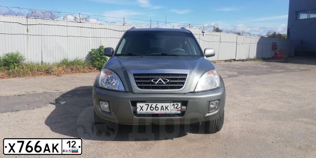 Фото автомобиля CHERY TIGGO, 2012 — госномер Х716ТН152. Цвет: СЕРЫЙ