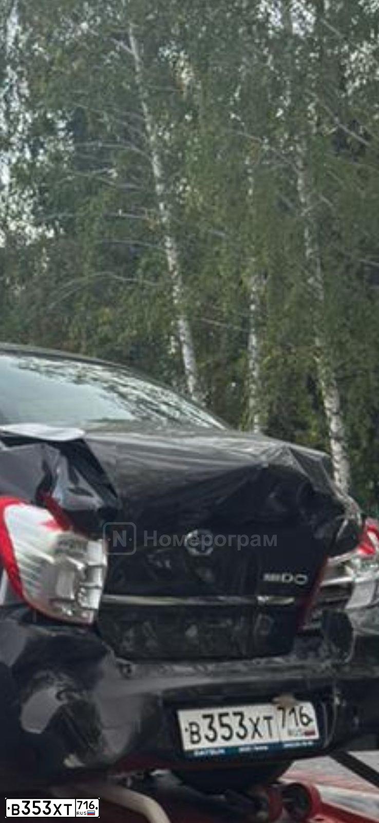 Фото автомобиля DATSUN N ON-DO, 2019 — госномер В353ХТ716. Цвет: КОРИЧНЕВЫЙ