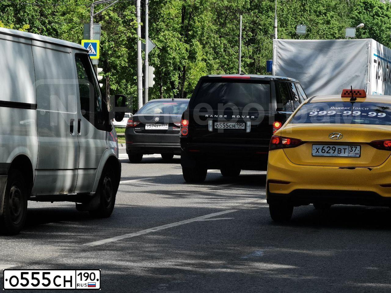 Фото автомобиля VOLKSWAGEN GOLF, 2011 — госномер О555СН190. Цвет: СИНИЙ ТЕМНЫЙ