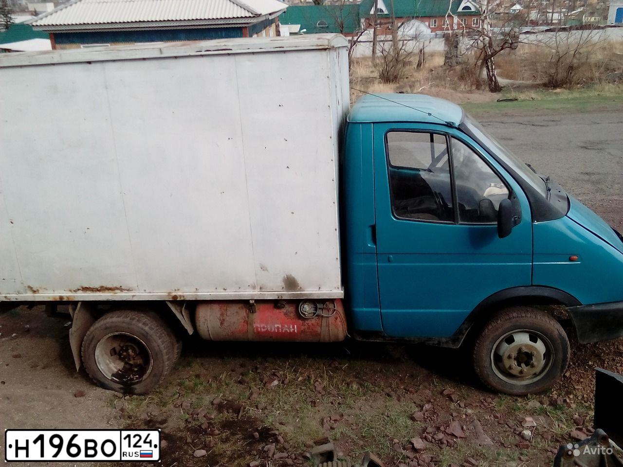 Фото автомобиля GAZ 3302, 1996 — госномер Н198ВО124. Цвет: ПИЦУНДА