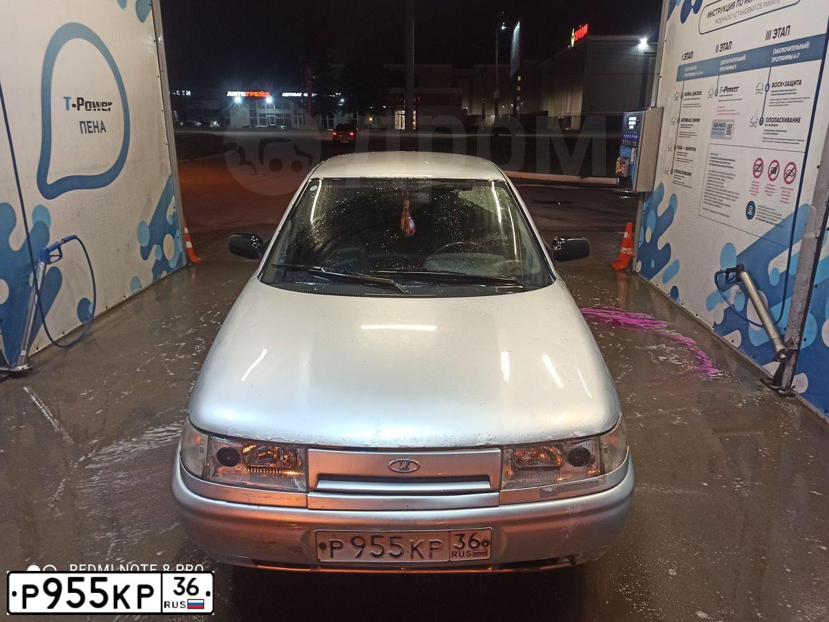 Фото автомобиля LADA 2110, 2005 — госномер У245КК48. Цвет: Светло-Серебристый металлик