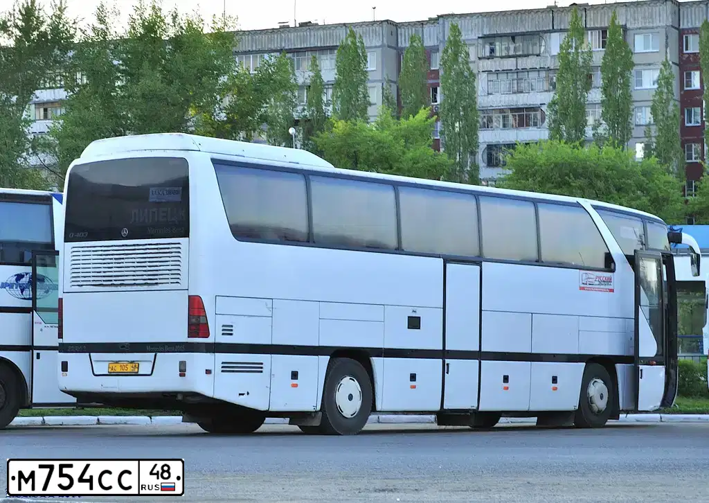 Фото автомобиля MERCEDES O 350 TOURISMO, 2004 — госномер М031НС797. Цвет: Белый