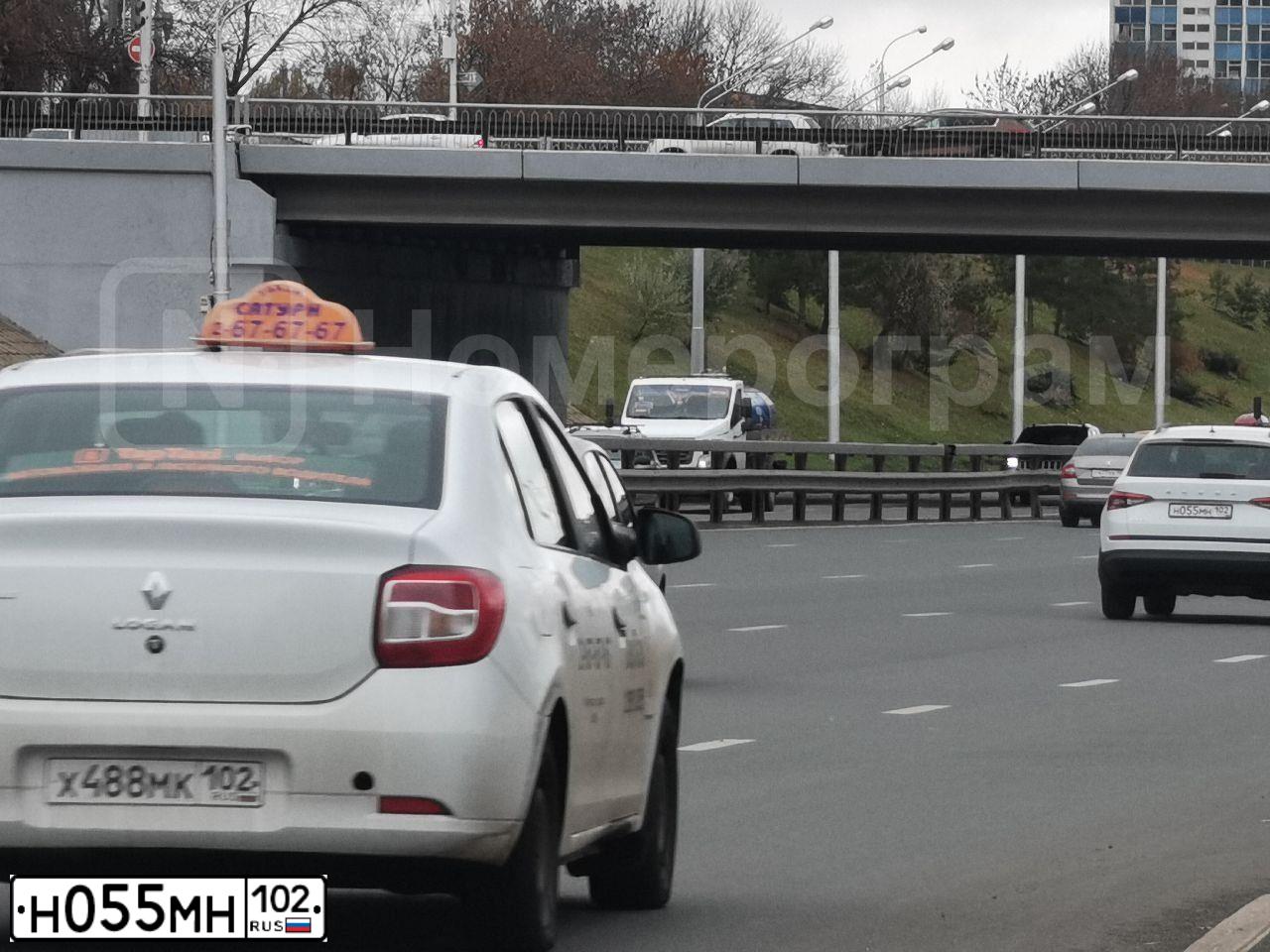 Фото автомобиля SKODA KODIAQ, 2020 — госномер Н055МН102. Цвет: Белый