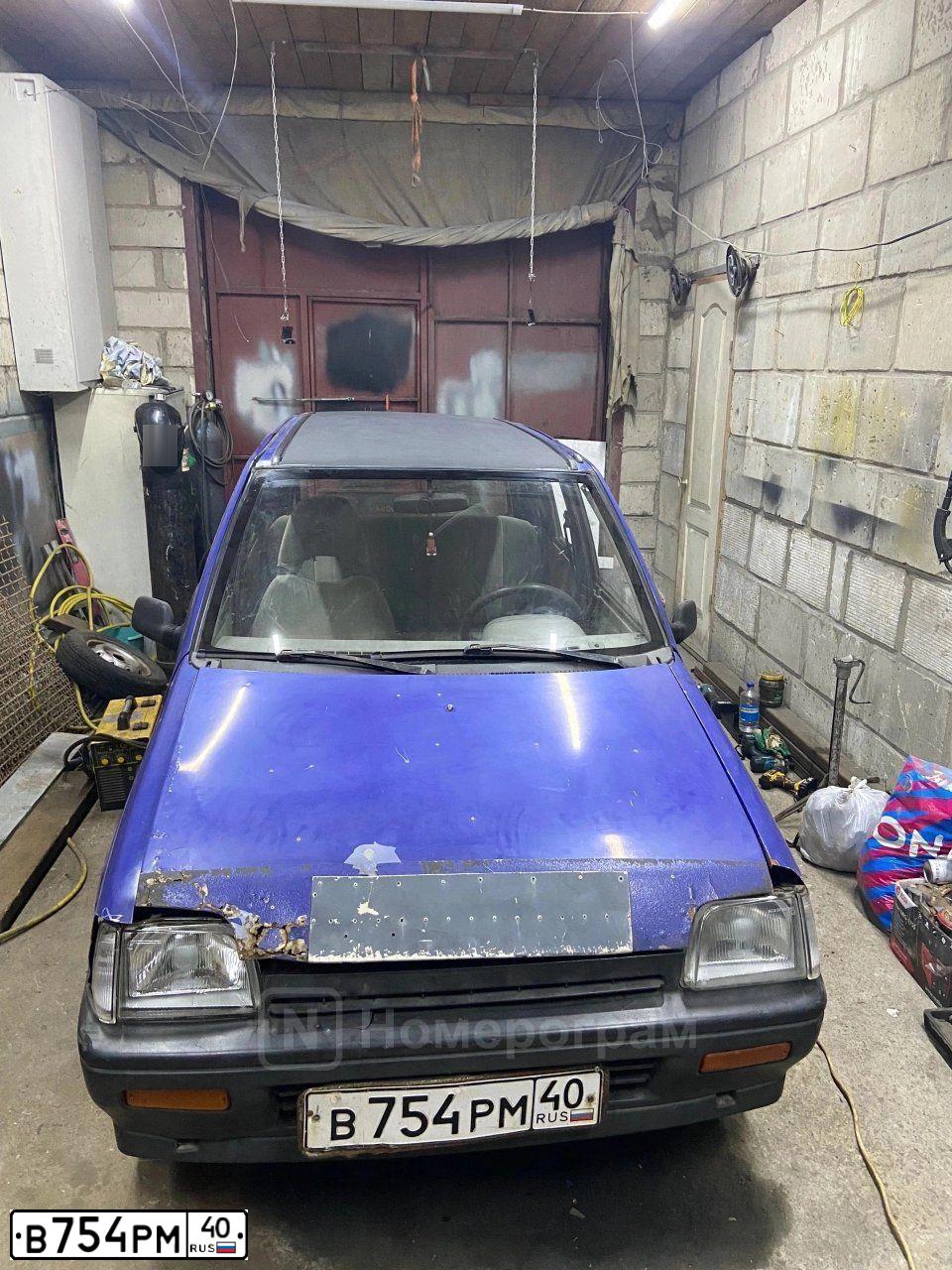 Фото автомобиля DAEWOO ДАЕВУ ТИКО, 1997 — госномер В754РМ40. Цвет: ФИОЛЕТОВЫЙ
