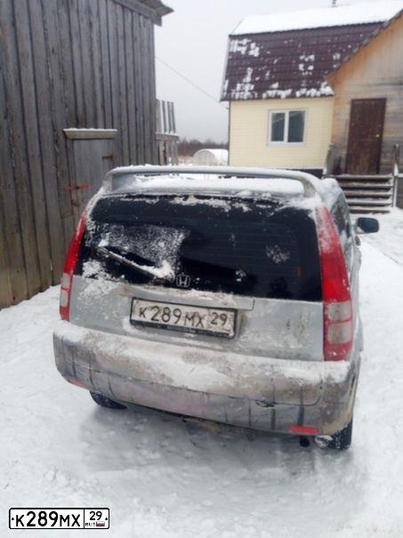 Фото автомобиля HONDA HR-V, 2001 — госномер К289МХ29. Цвет: БЕЛЫЙ