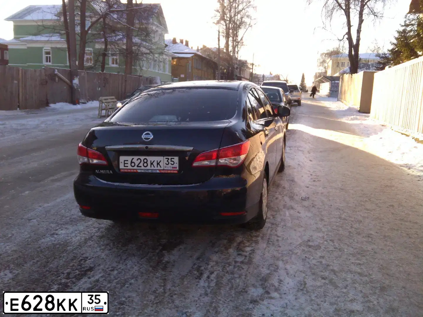 Фото автомобиля NISSAN ALMERA, 2013 — госномер Е089МС76