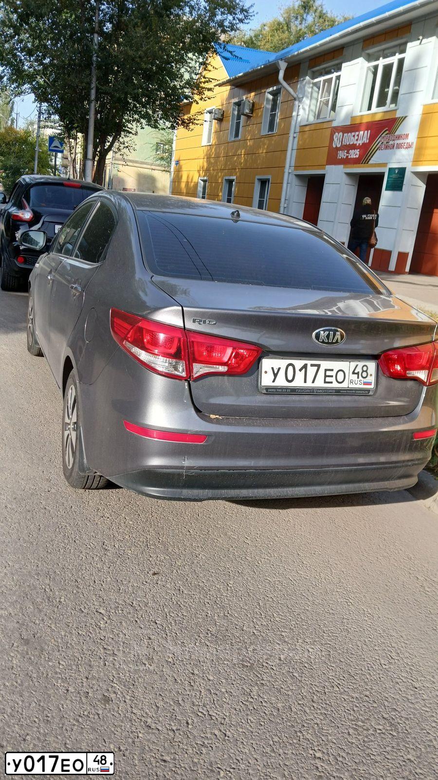 Фото автомобиля KIA RIO, 2015. Цвет: ТЕМНО-СЕРЫЙ