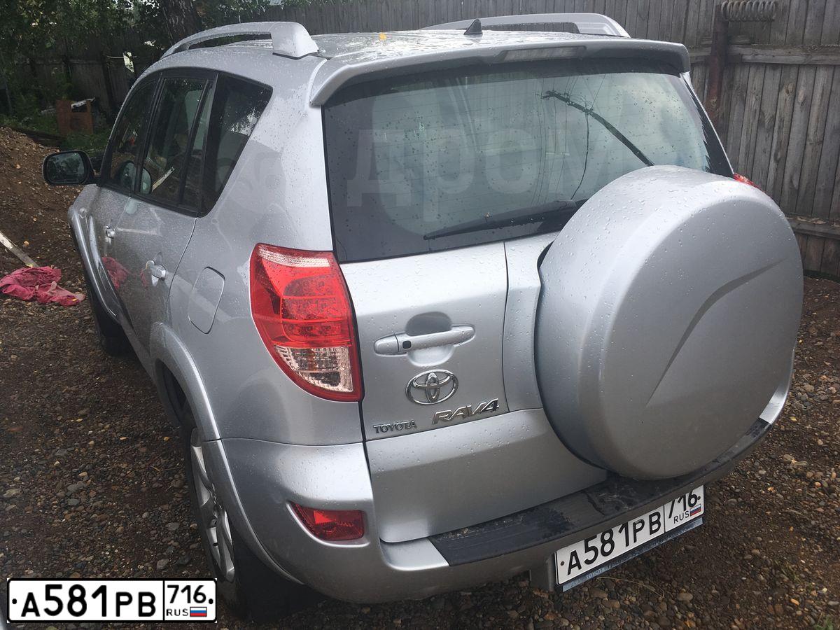 Фото автомобиля TOYOTA RAV4, 2008 — госномер К456УУ116. Цвет: СЕРЕБРИСТЫЙ