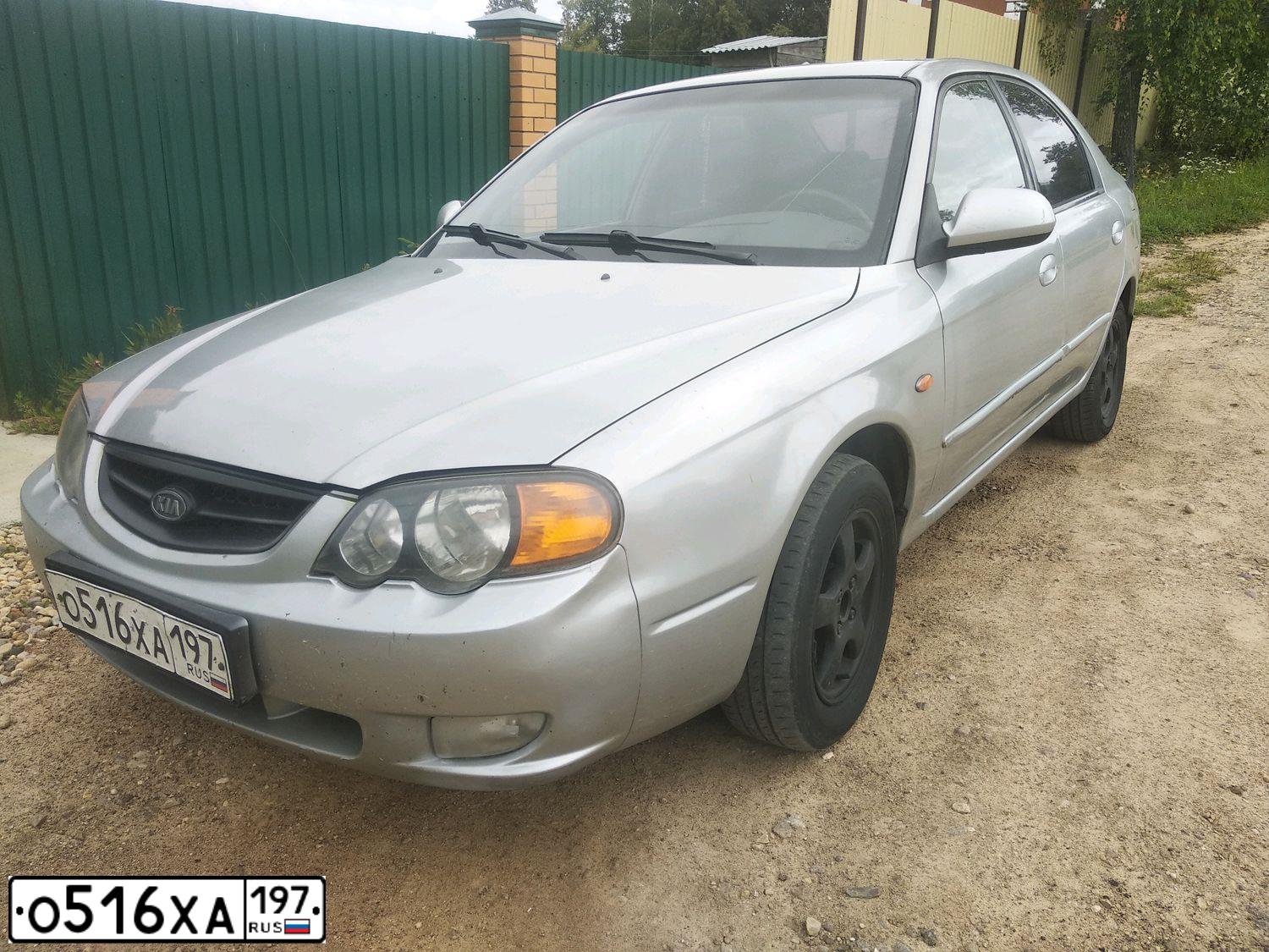 Фото автомобиля KIA SHUMA, 2004 — госномер О241НТ67. Цвет: СЕРЕБРИСТЫЙ