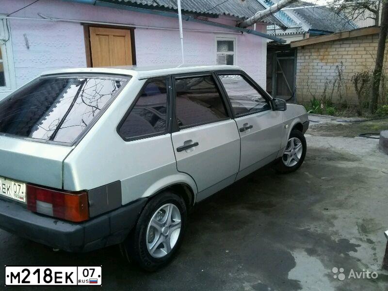 Фото автомобиля LADA 2109 SAMARA, 1999 — госномер М218ЕК07. Цвет: СЕРЫЙ МЕТАЛЛИК