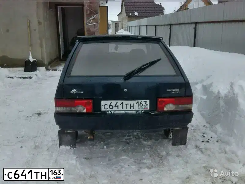 Фото автомобиля LADA 2109, 1990 — госномер В256ОЕ763. Цвет: ТЕМНО-СИНИЙ
